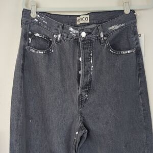 Etica High Rise Women Jeans - Black